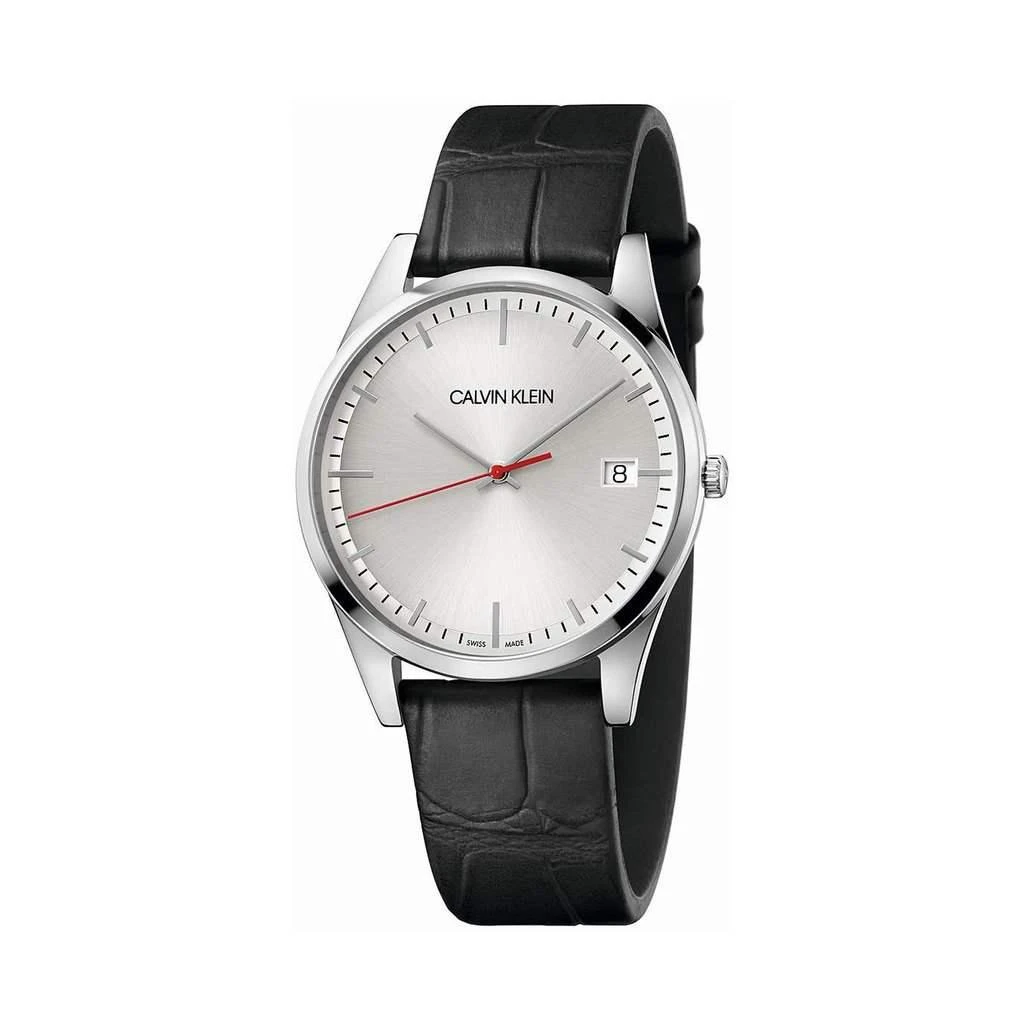 商品Calvin Klein|Calvin Klein Quartz Leather Strap Watches,价格¥686,第1张图片