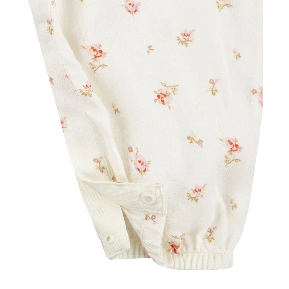商品Levi's|Baby Girls Long Sleeve Floral Jumpsuit and Headband, 2 Piece Set,价格¥170,第4张图片详细描述
