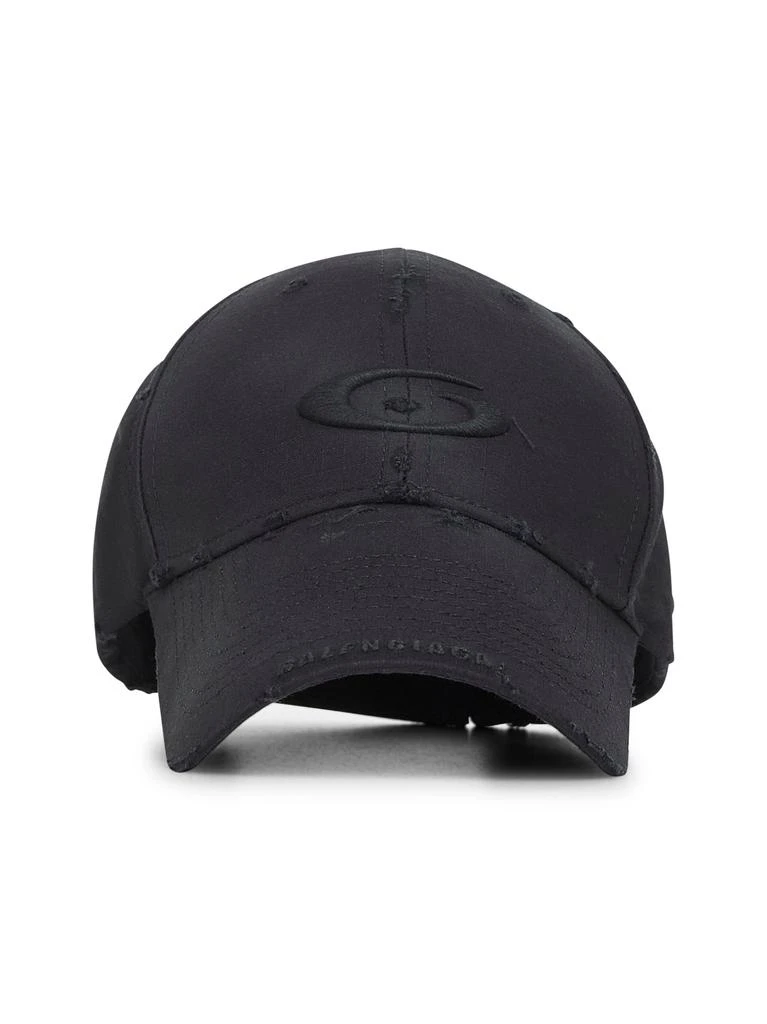 商品Balenciaga|BALENCIAGA | Black cotton Loop Sports Icon cap | Man | M,价格¥2785,第1张图片