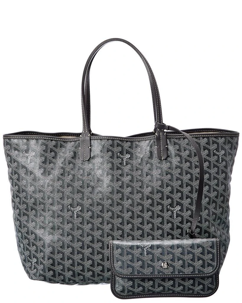 商品[二手商品] Goyard|Goyard Grey Goyardine Canvas St. Louis PM (Authentic Pre-Owned),价格¥13894,第2张图片详细描述