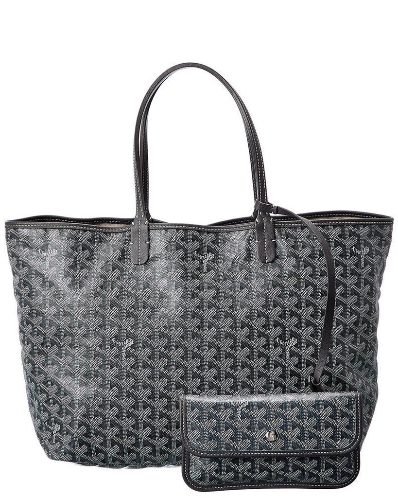 商品[二手商品] Goyard|Goyard Grey Goyardine Canvas St. Louis PM (Authentic Pre-Owned),价格¥12665,第4张图片详细描述