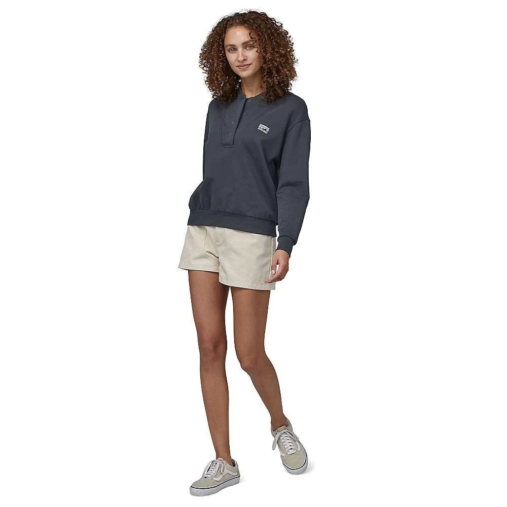 商品Patagonia|Patagonia Women's Regenerative Organic Certified Cotton Essential Snap Sweatshirt,价格¥489,第3张图片详细描述