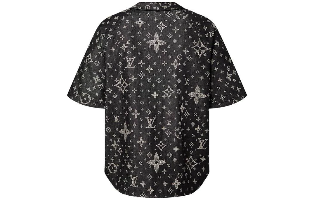 商品[国内直发] Louis Vuitton|FW23 字母Logo印花休闲短袖衬衫 男款 多色,价格¥14020,第3张图片详细描述
