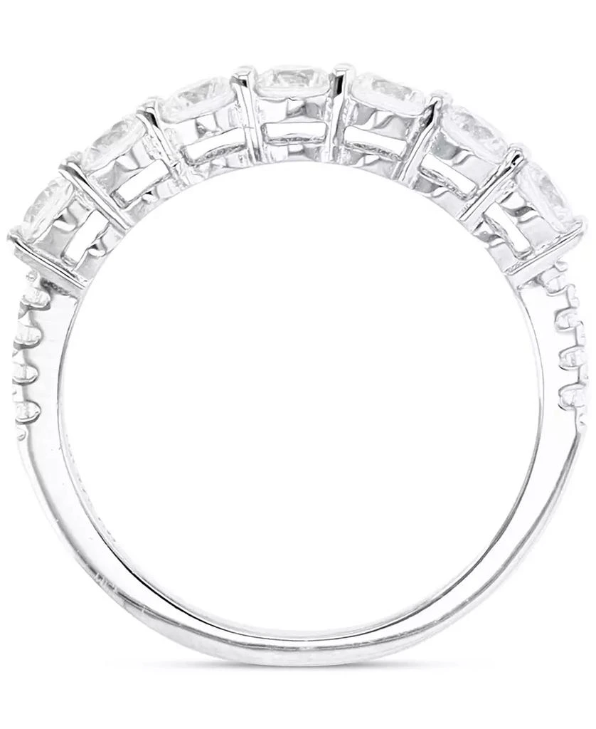 商品Macy's|Cubic Zirconia Seven Stone Band in Sterling Silver,价格¥375,第3张图片详细描述