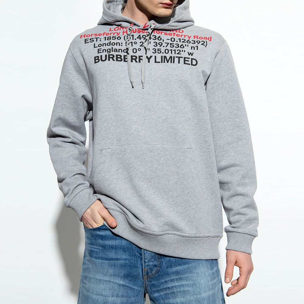 BURBERRY 灰色男士卫衣/帽衫 8048283 商品