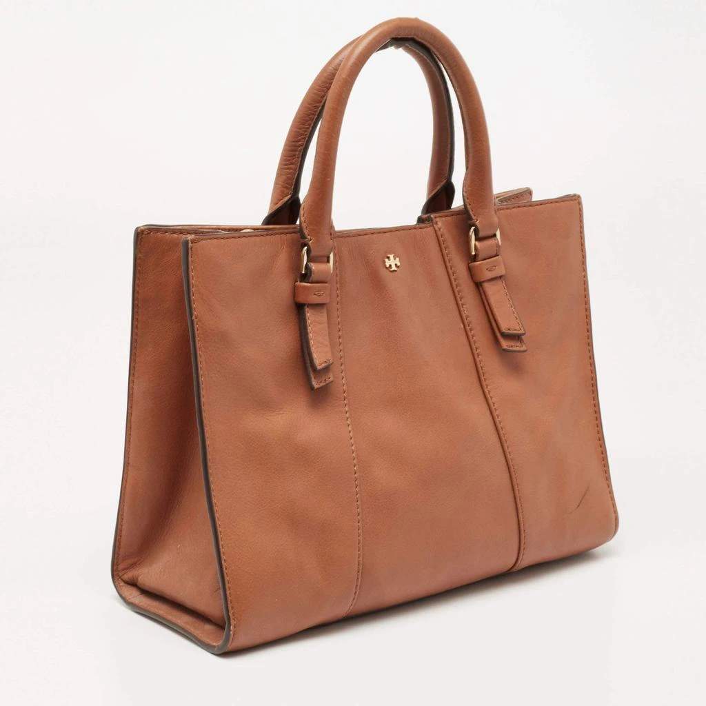 商品[二手商品] Tory Burch|Tory Burch Brown Leather Tote ,价格¥893,第3张图片详细描述