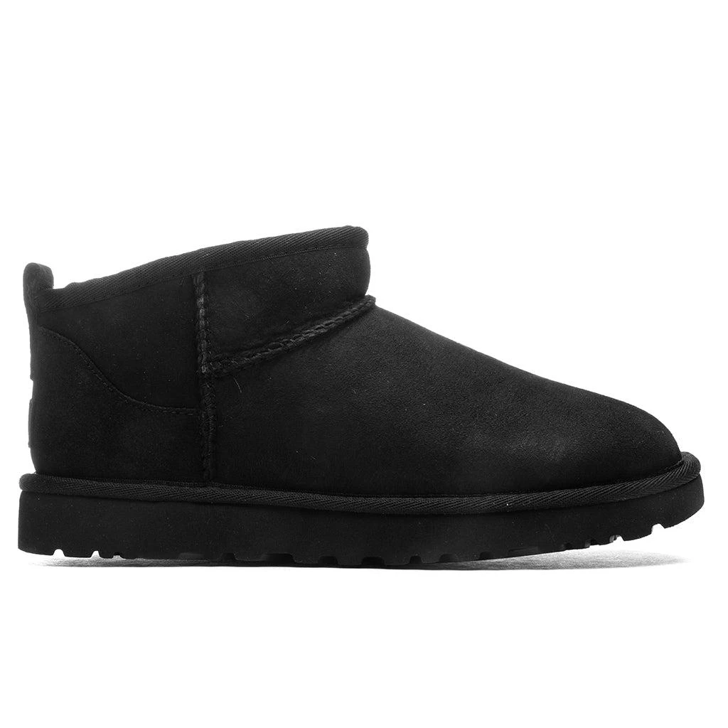 商品UGG|Women's Classic Ultra Mini Boot - Black,价格¥1139,第1张图片