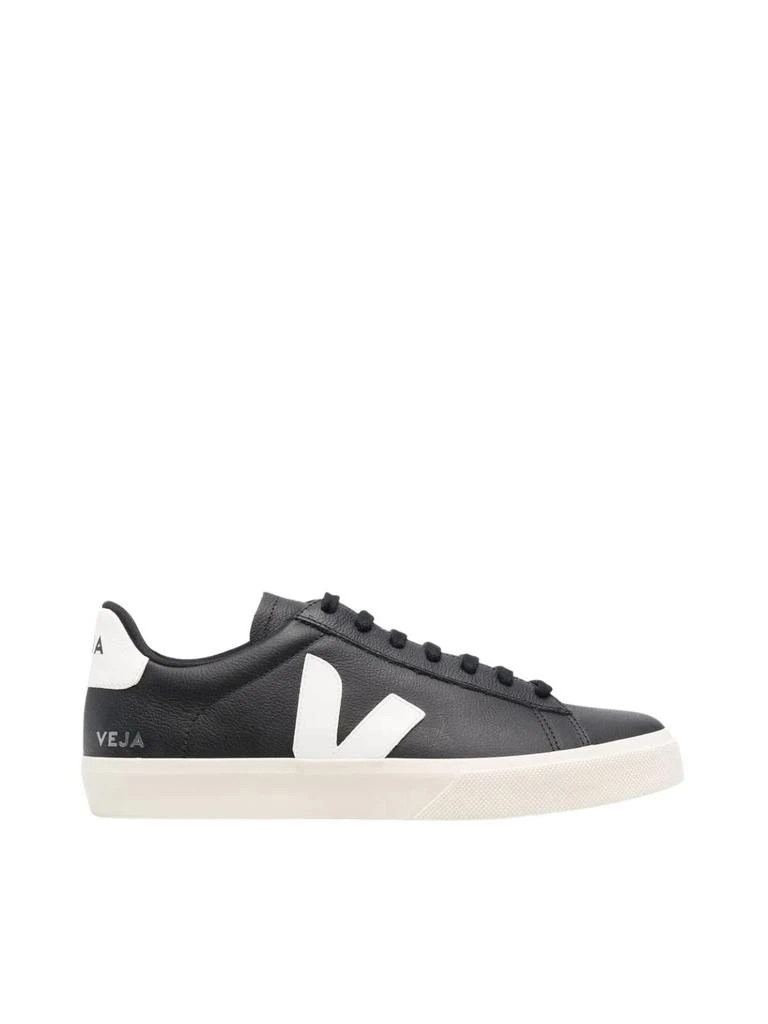 商品Veja|Veja Mens Black Leather Sneakers,价格¥1703,第1张图片