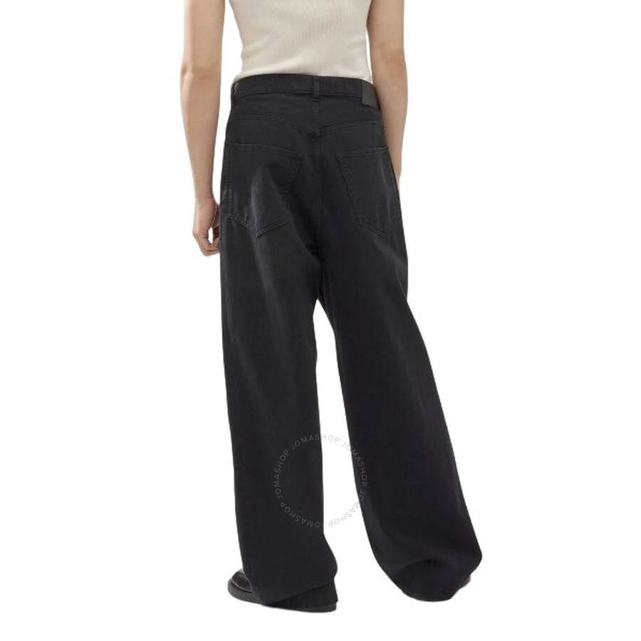 商品Balenciaga|Ladies Peach Pitch Black Wide-Leg Baggy Jeans,价格¥3882,第2张图片详细描述