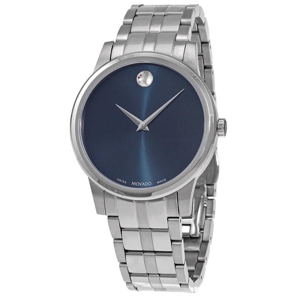 商品Movado|Movado Quartz Blue Dial Mens Watch 0607534,价格¥5179,第1张图片