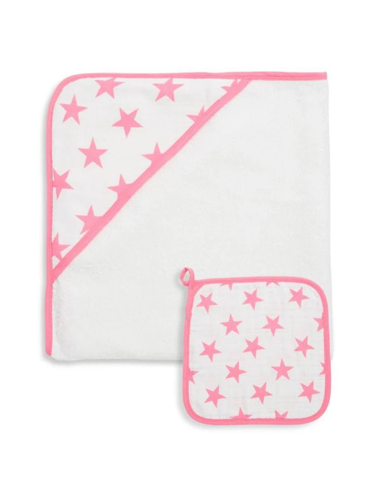 商品aden + anais|Baby's Two-Piece Hooded Towel & Washcloth Set,价格¥260,第1张图片