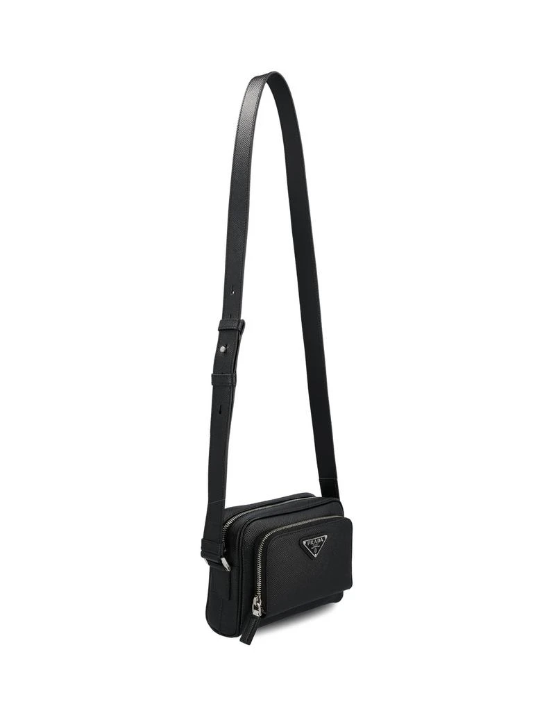 商品Prada|Prada Triangle-Logo Zipped Crossbody Bag,价格¥14337,第3张图片详细描述