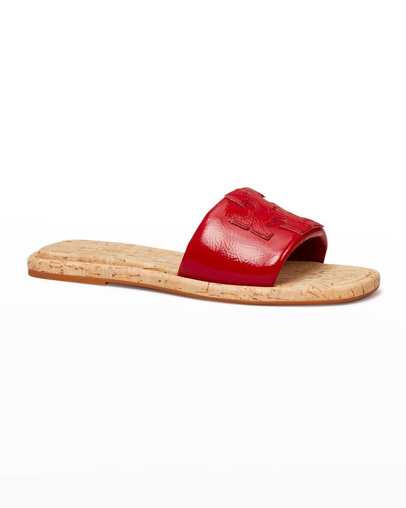 商品Tory Burch|Double T Sport Slide Sandals,价格¥1091,第4张图片详细描述
