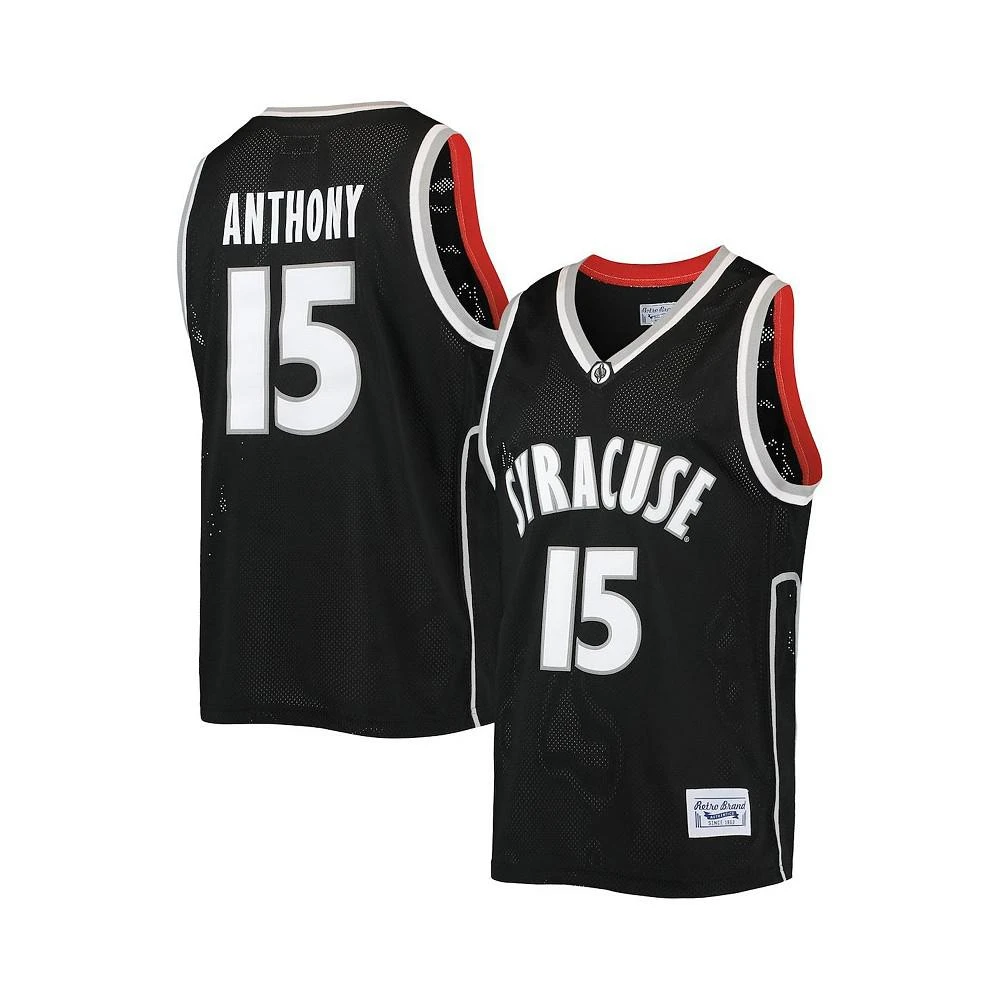 商品The Original Retro Brand|Men's Carmelo Anthony Black Syracuse Orange Alumni Commemorative Replica Basketball Jersey,价格¥923,第1张图片