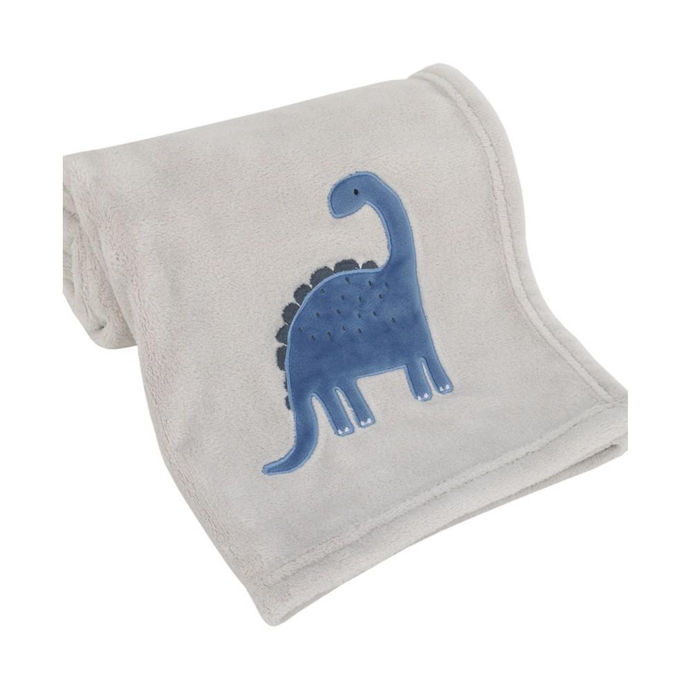 Dino Adventure Super Soft Coral Fleece Baby Blanket商品第1张图片规格展示