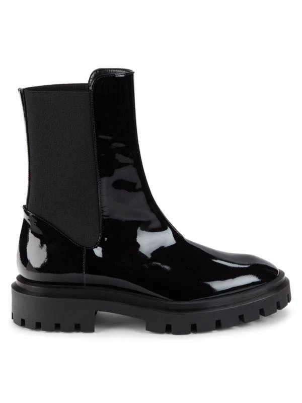 商品Stuart Weitzman|Coated Leather Trim Chelsea Boots,价格¥1162,第1张图片