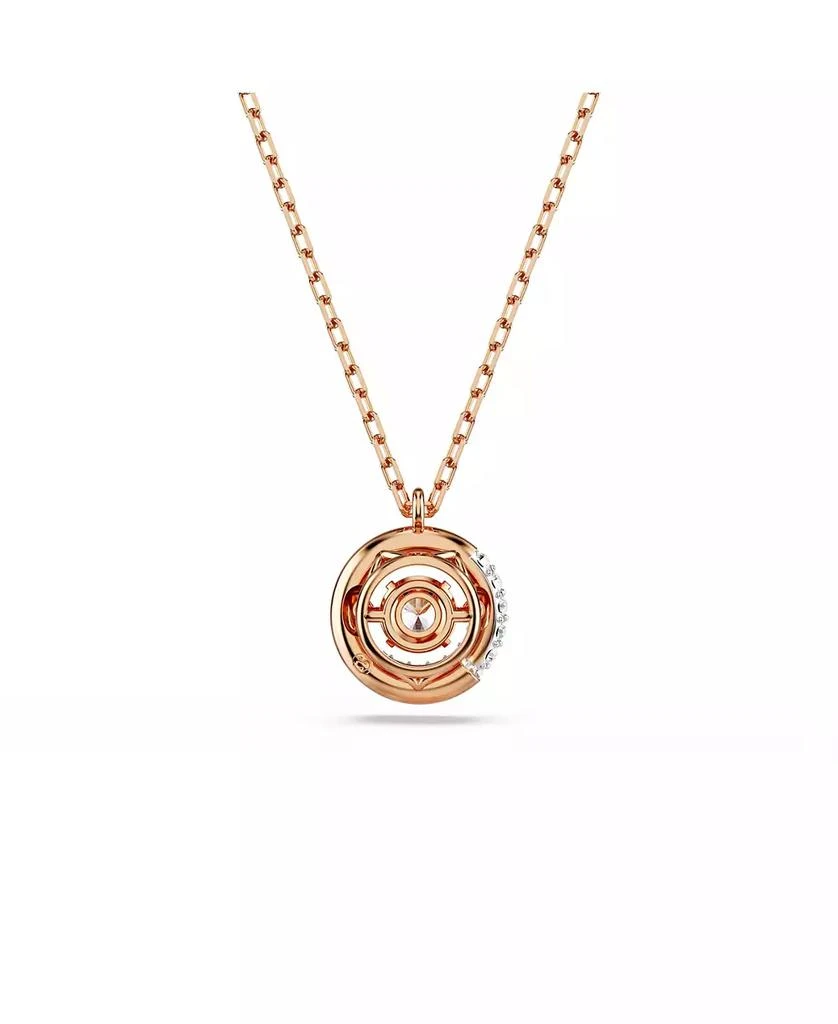 商品Swarovski|Dextera Pendant, Round Cut, White, Rose Gold-Tone Plated Necklace,价格¥780,第4张图片详细描述