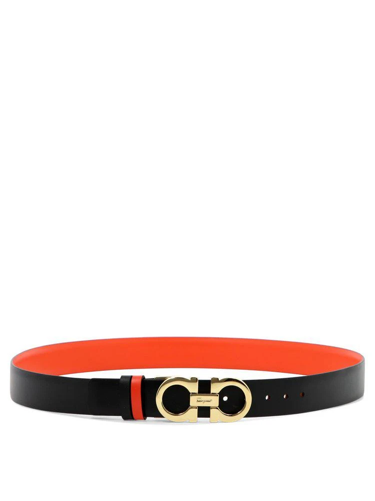 商品Salvatore Ferragamo|Salvatore Ferragamo Gancini Buckle Reversible Belt,价格¥1648,第1张图片