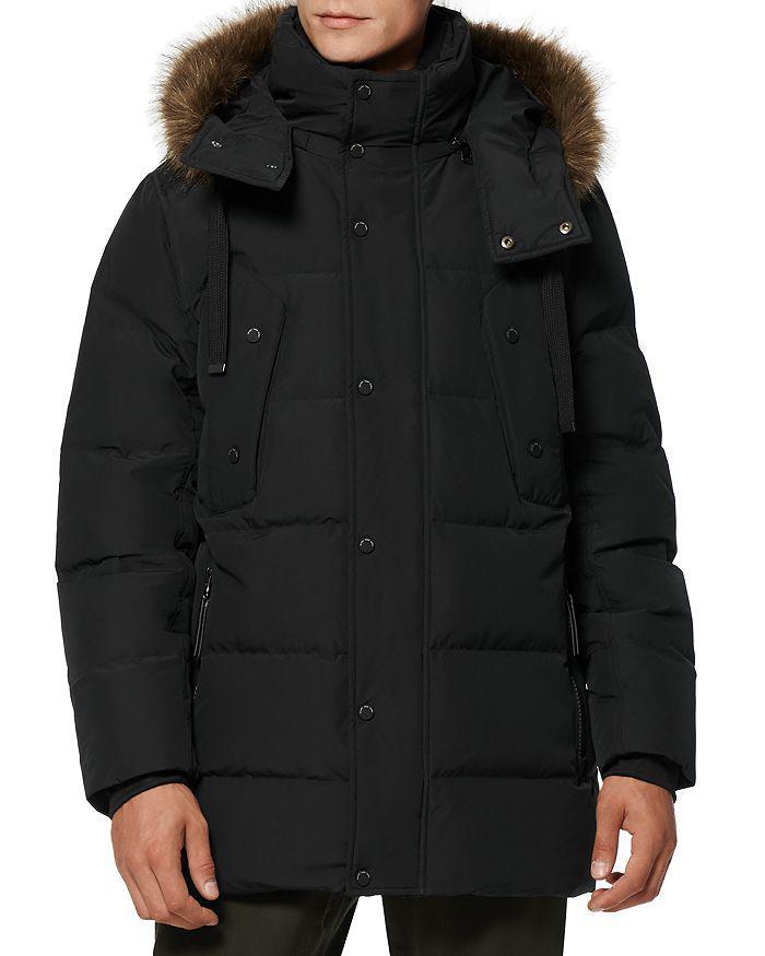 商品Andrew Marc|Gattaca Parka With Detachable Hood,价格¥2326,第1张图片