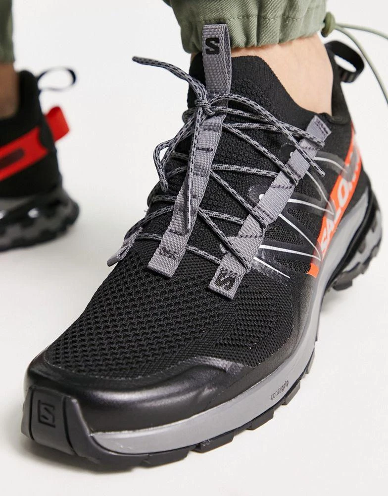 商品Salomon|Salomon Unisex XA Cover trainers in black/red,价格¥824,第3张图片详细描述