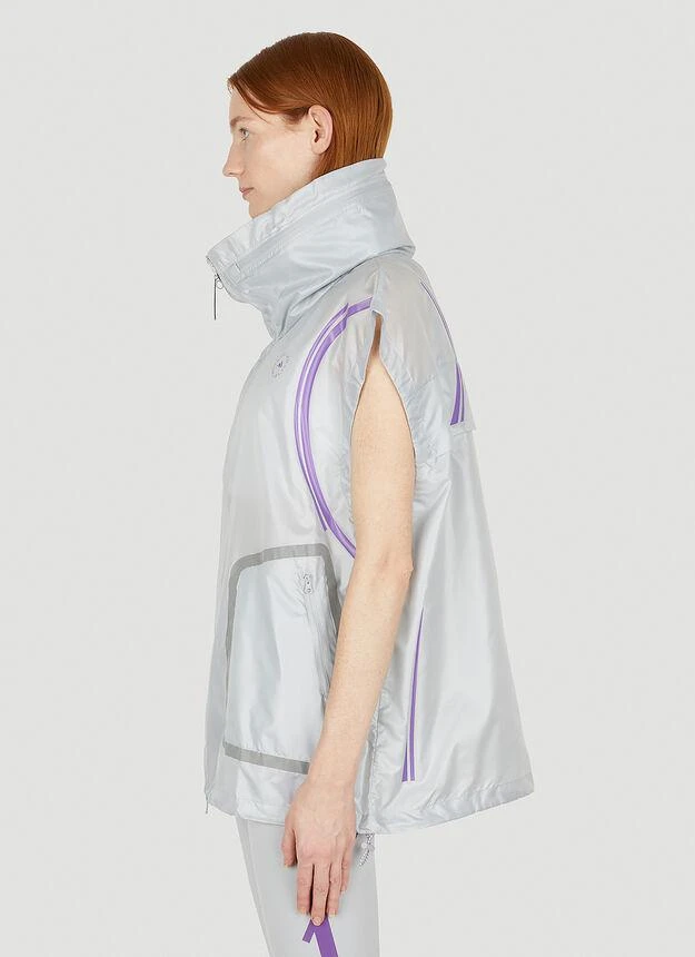 商品Adidas|TruePace Sleeveless Jacket in Grey,价格¥628,第3张图片详细描述