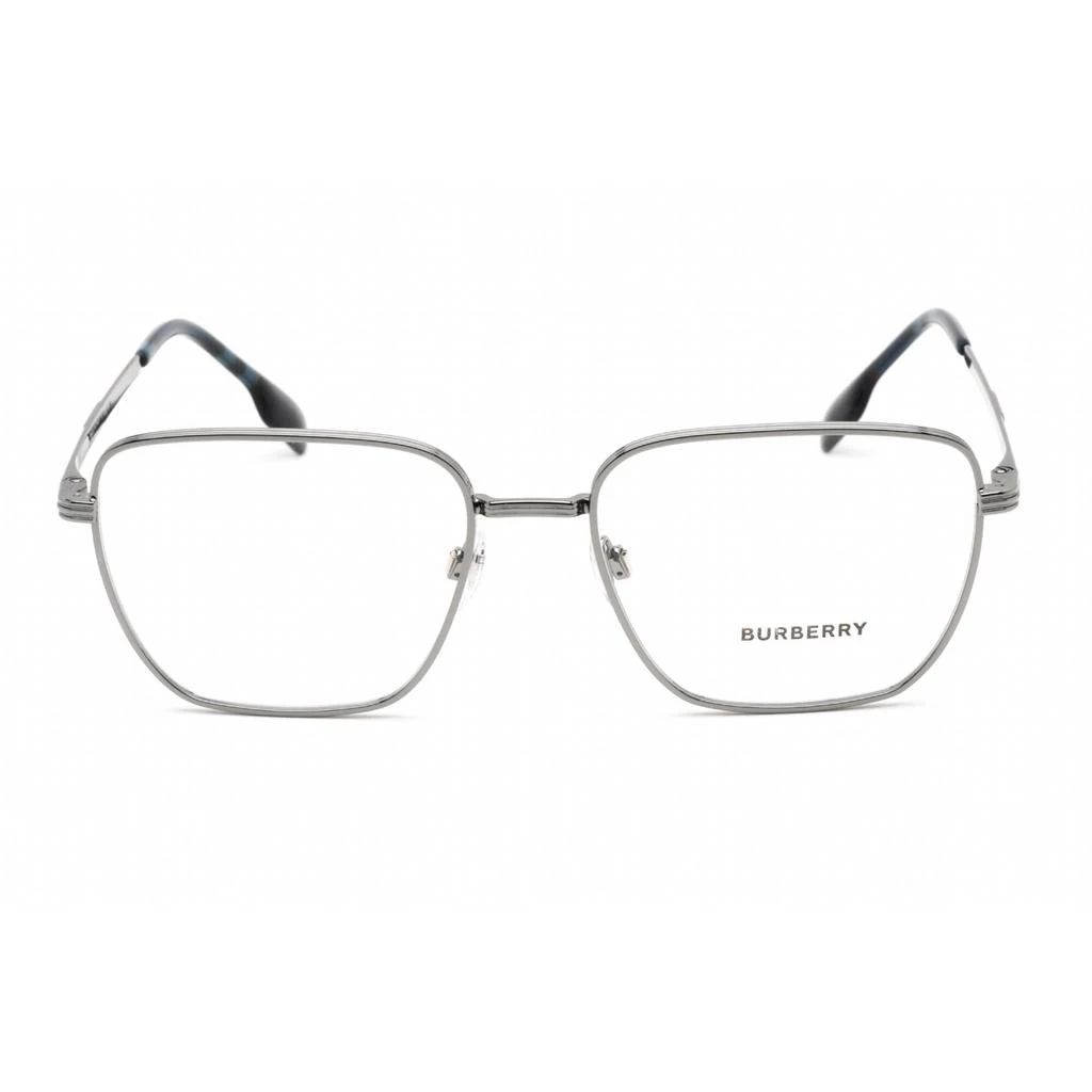 商品Burberry|Burberry Men's Eyeglasses - Clear Lens Gunmetal Metal Square Frame | 0BE1368 1003,价格¥835,第2张图片详细描述