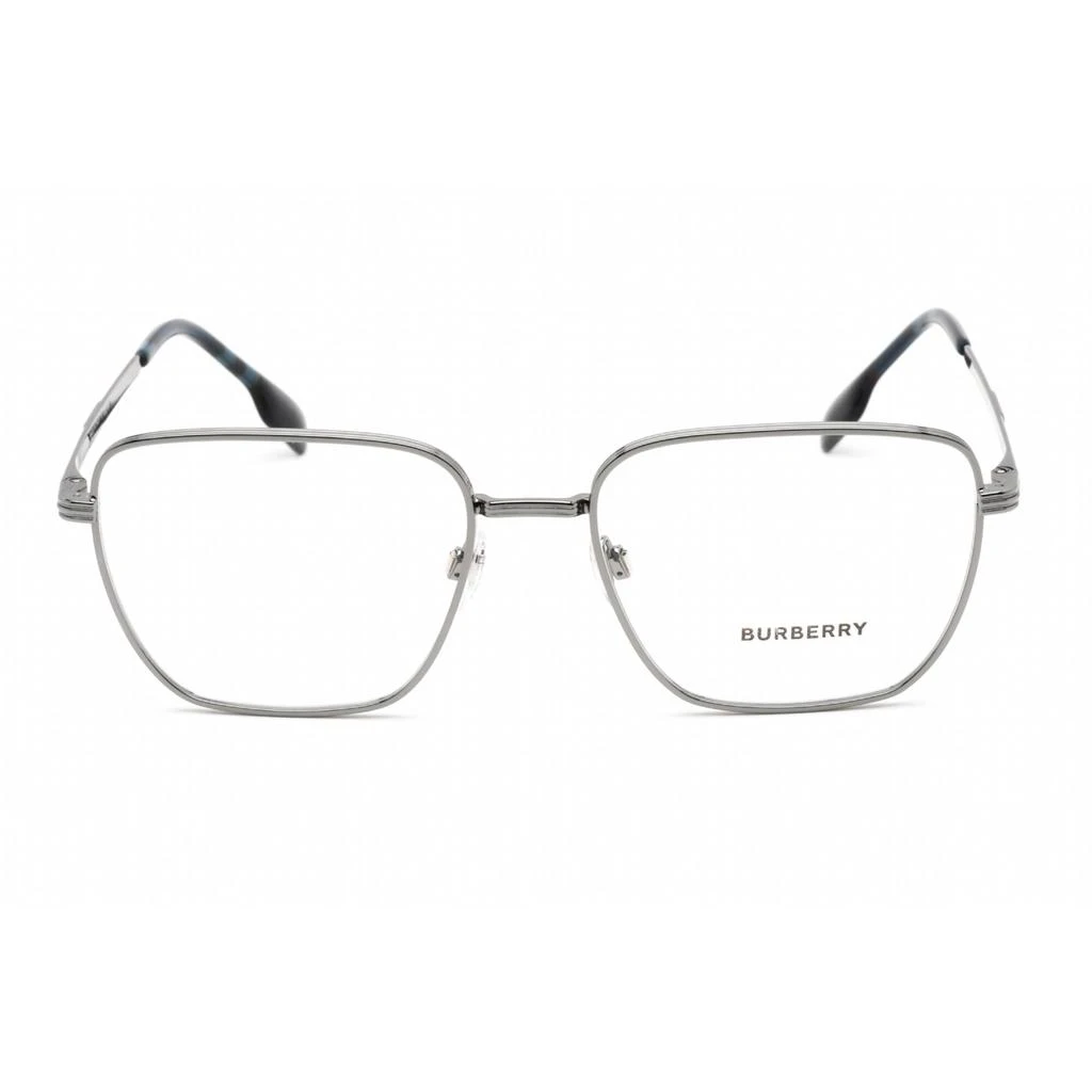 商品Burberry|Burberry Men's Eyeglasses - Clear Lens Gunmetal Metal Square Frame | 0BE1368 1003,价格¥849,第2张图片详细描述