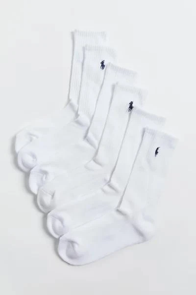 商品Ralph Lauren|Polo Ralph Lauren Cushion Crew Sock 3-Pack,价格¥114,第1张图片