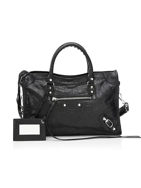 商品Balenciaga|Small City Arena Leather Satchel,价格¥16120,第1张图片