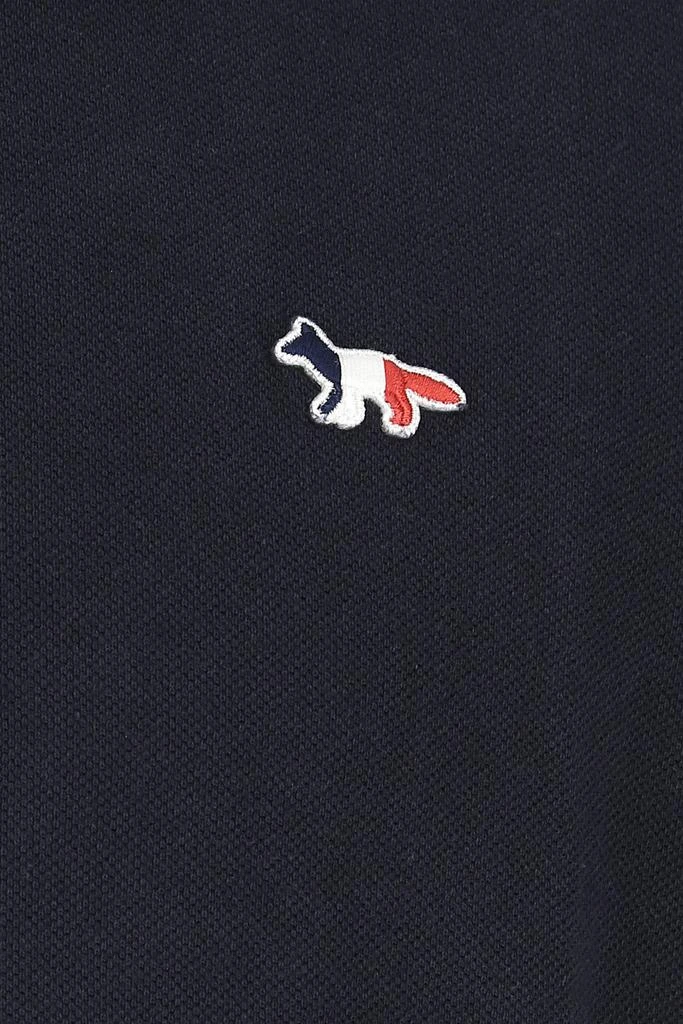 商品Maison Kitsune|Navy blue piquet polo shirt,价格¥1012,第2张图片详细描述