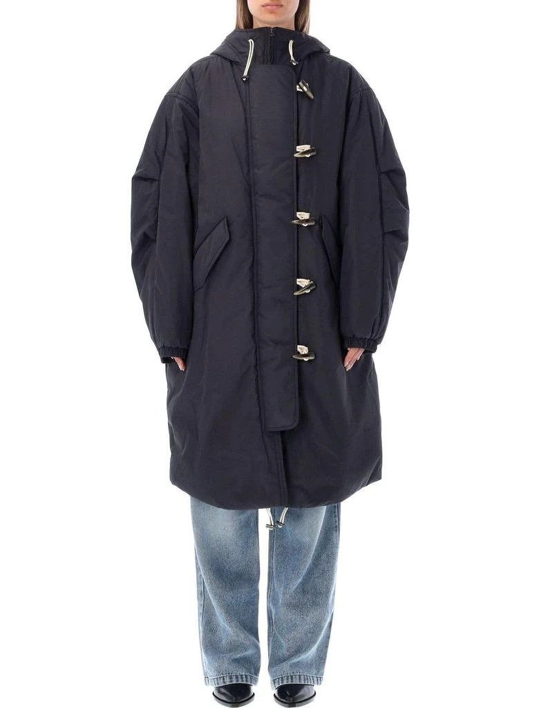 商品Isabel Marant Étoile|Isabel Marant Étoile Buttoned Hooded Parka,价格¥3534,第1张图片