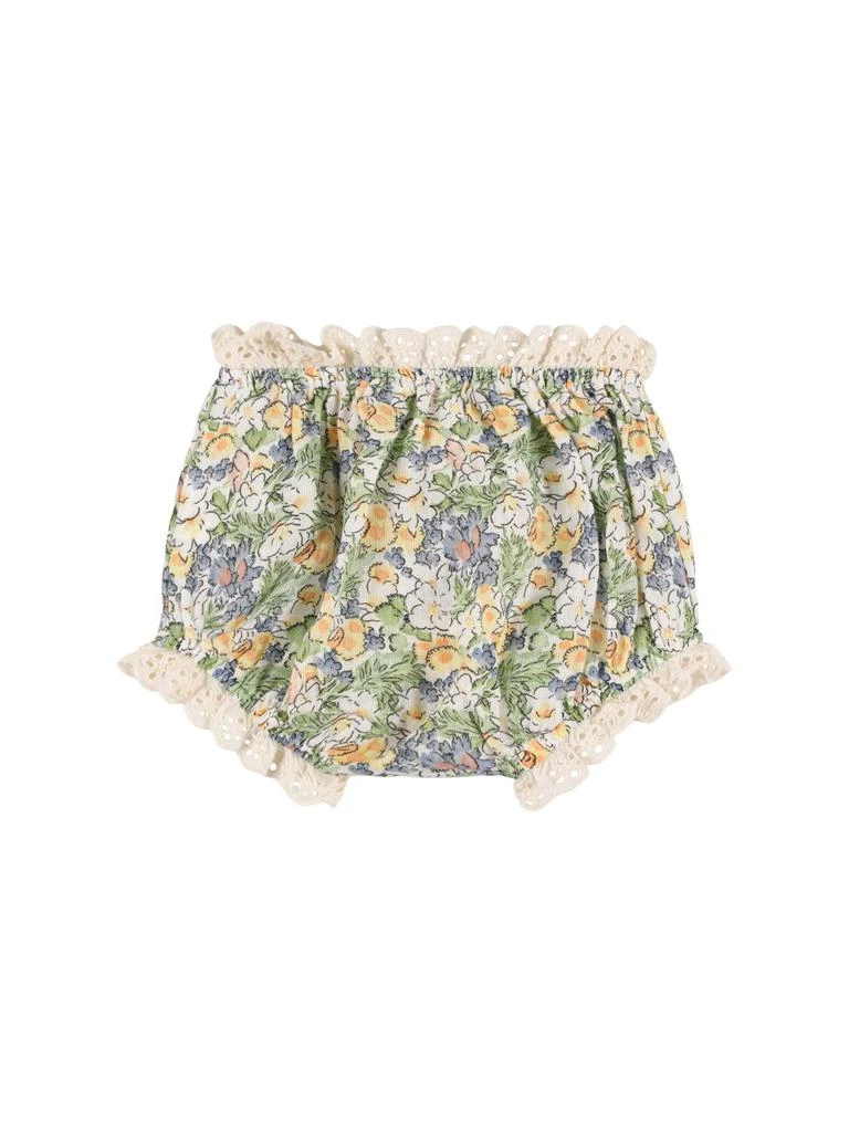 商品THE NEW SOCIETY|Printed Linen Diaper Cover W/lace,价格¥209,第2张图片详细描述