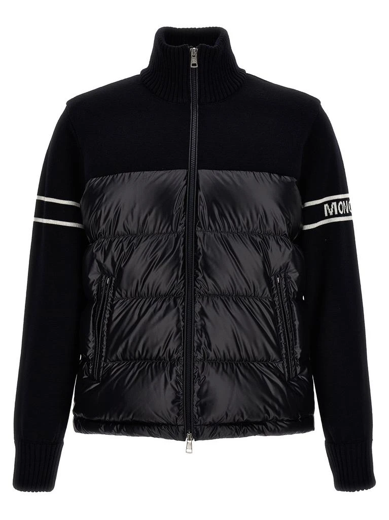 商品Moncler|Moncler Logo Detailed Zip-Up Padded Jacket,价格¥6145,第1张图片