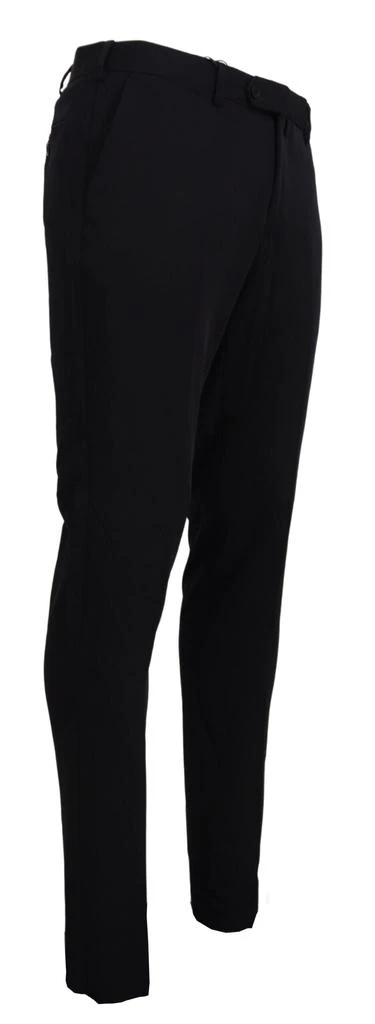 商品DOMENICO TAGLIENTE|Doico Tagliente Black Polyester Tapered Dress Pants,价格¥714,第3张图片详细描述