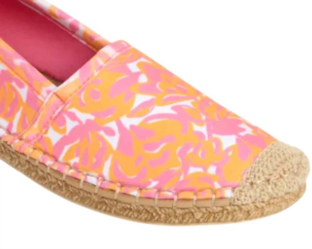 商品Sea Star Beachwear|Women's Beachcomber Espadrille Shoes In Summer Blooms,价格¥539,第3张图片详细描述