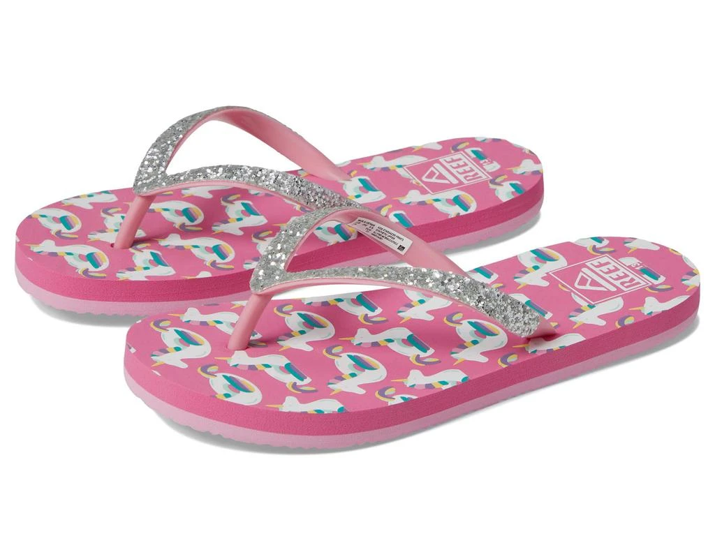 商品Reef|Reef Kids Stargazer Prints Flip Flops (Little Kid/Big Kid),价格¥167,第1张图片