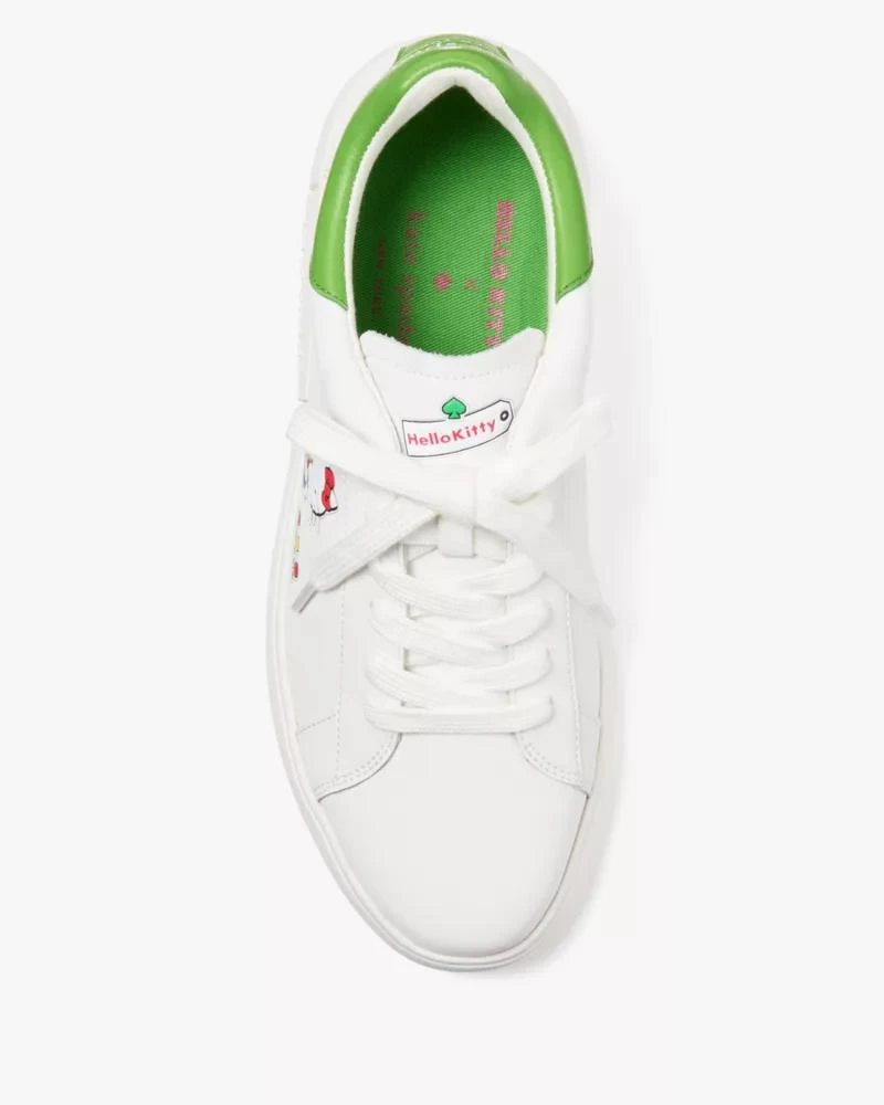 商品Kate Spade|Hello Kitty X Kate Spade New York Leather Sneaker,价格¥963,第3张图片详细描述