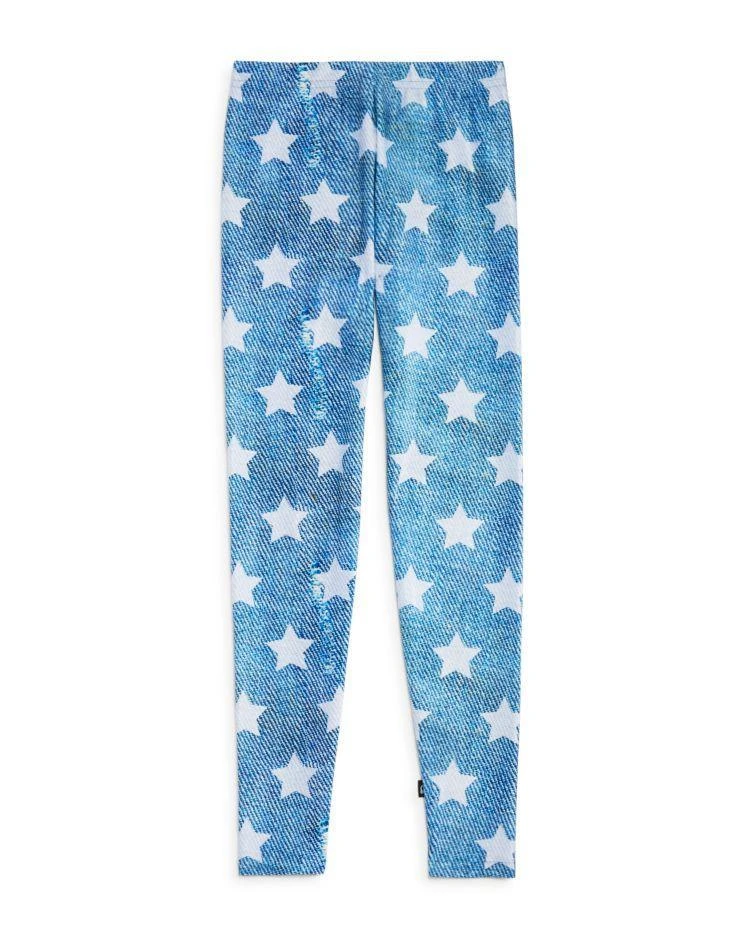 商品Terez|Girls' Denim-Look Star Leggings - Big Kid ,价格¥276,第1张图片