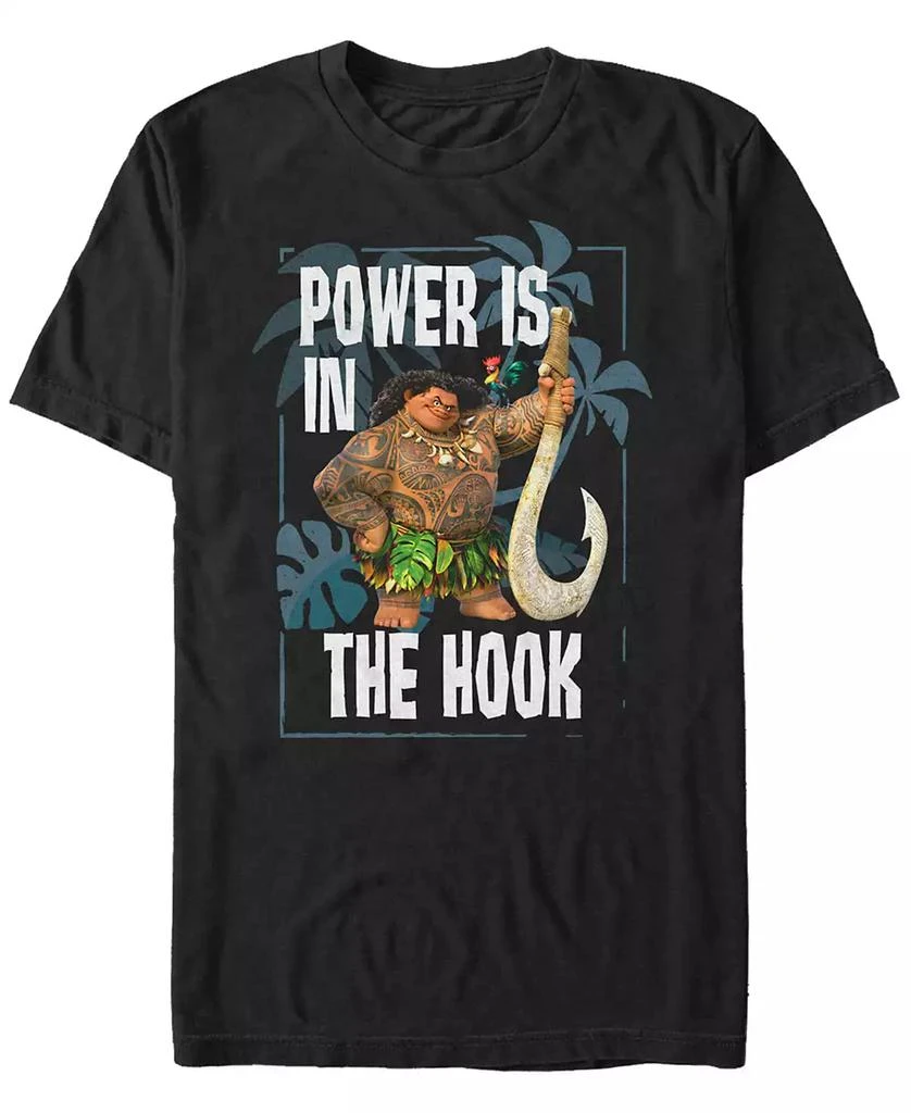 商品Disney|Disney Men's Moana Maui Power is in the Hook Portrait, Short Sleeve T-Shirt,价格¥188,第1张图片