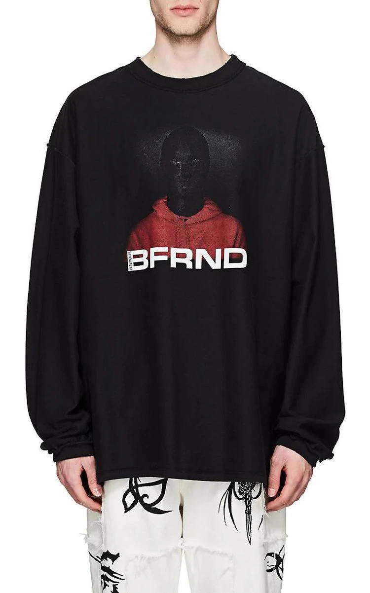 商品Vetements|BFRND Cotton Oversized Inside-Out 卫衣,价格¥2160,第1张图片