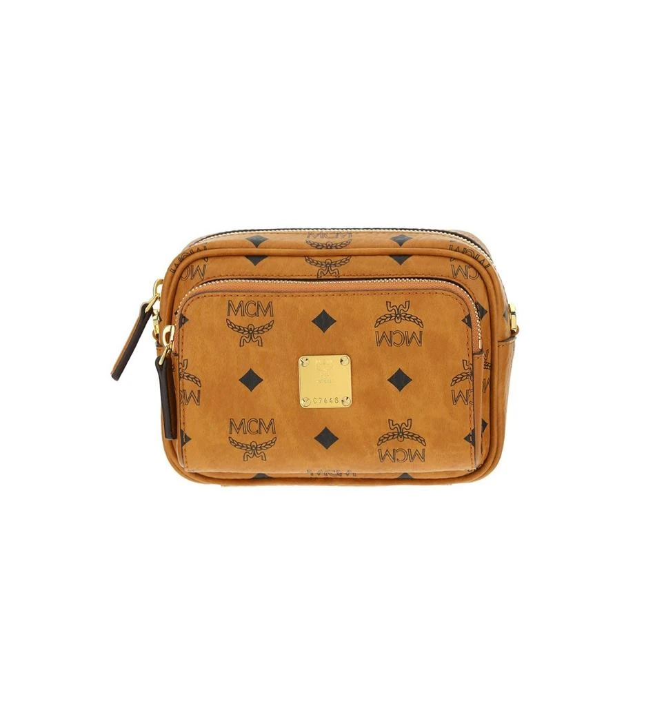 商品MCM|MCM Visetos Logo Plaque Crossbody Bag,价格¥4379,第1张图片