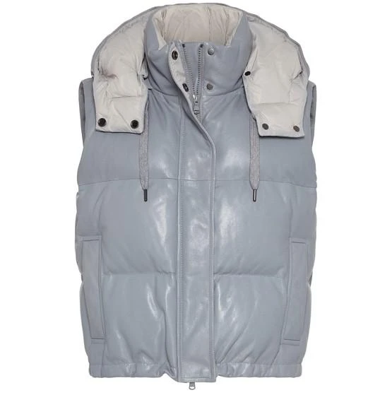 商品Brunello Cucinelli|纳帕皮无袖羽绒服,价格¥44168,第1张图片