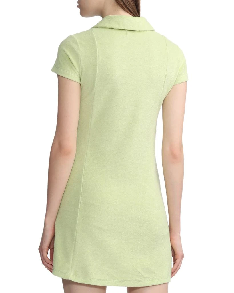 商品VESTA PINK|Fitted velour mini dress,价格¥133,第4张图片详细描述