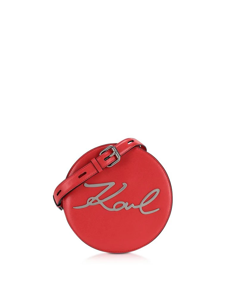 商品Karl Lagerfeld Paris|K / Signature圆形斜挎包,价格¥767,第1张图片