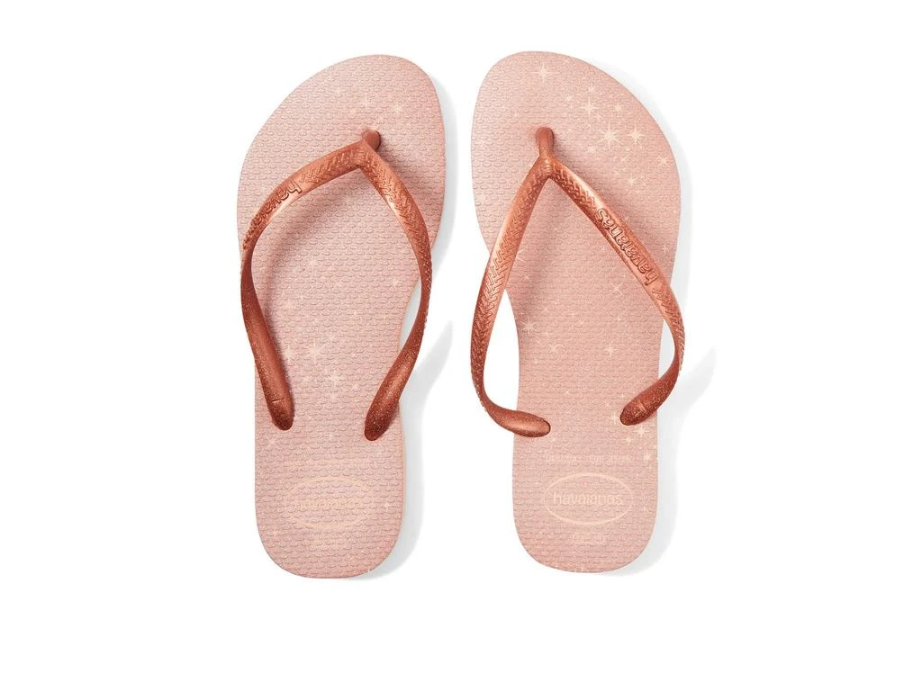 商品Havaianas|Slim Gloss Flip Flop Sandal (Toddler/Little Kid/Big Kid),价格¥196,第1张图片