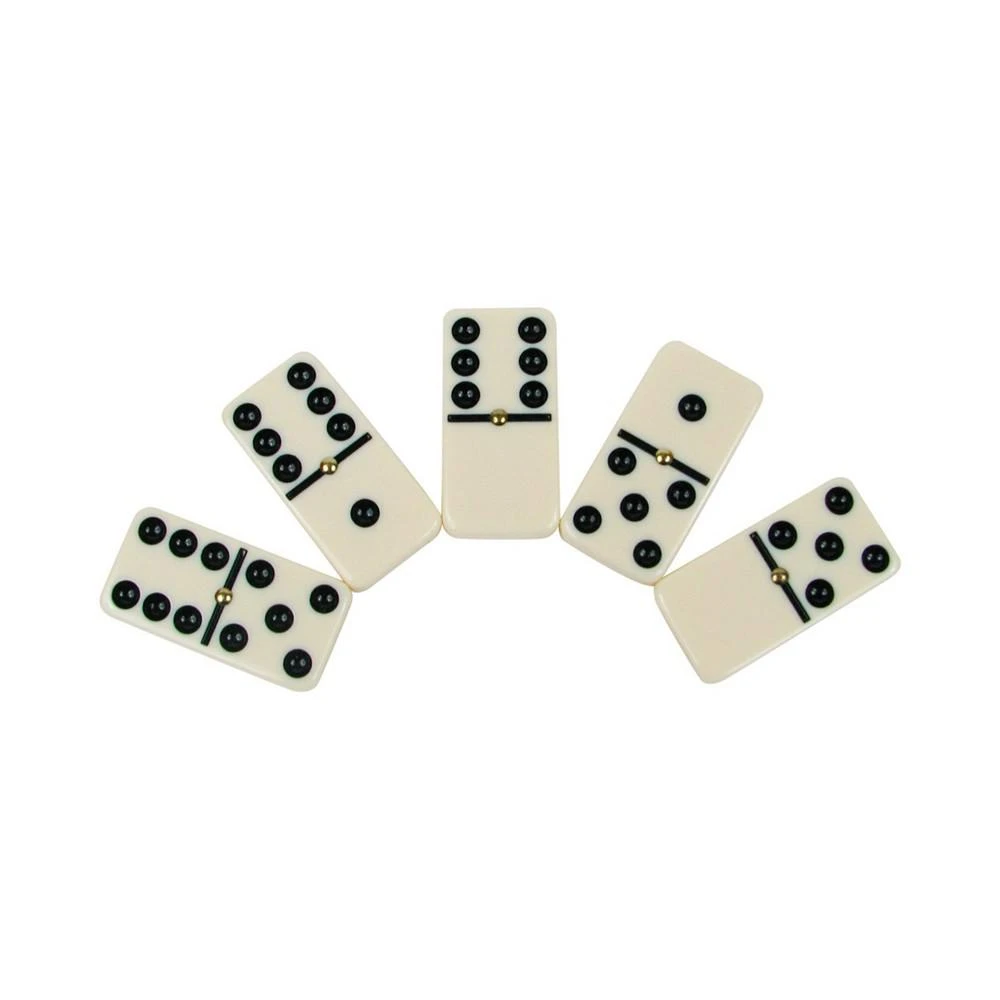 商品Trademark Global|Hey Play Premium Set Of 28 Double Six Dominoes Wood Case,价格¥151,第2张图片详细描述