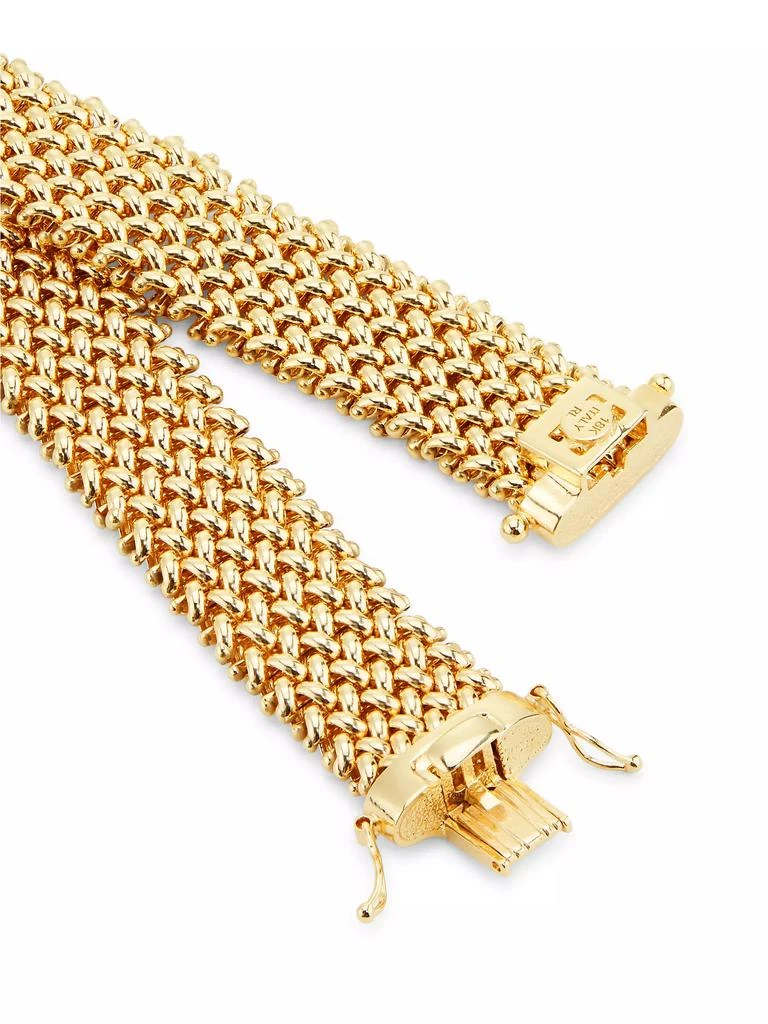 商品Saks Fifth Avenue Collection|18K Yellow Gold Mesh Bracelet,价格¥37461,第3张图片详细描述