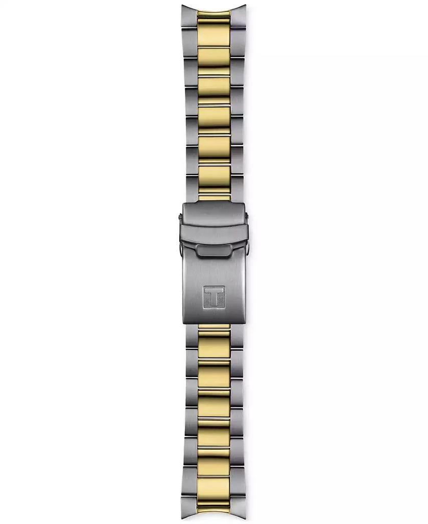 商品Tissot|Men's Swiss Seastar 1000 Two-Tone Stainless Steel Bracelet Watch 40mm,价格¥3819,第4张图片详细描述