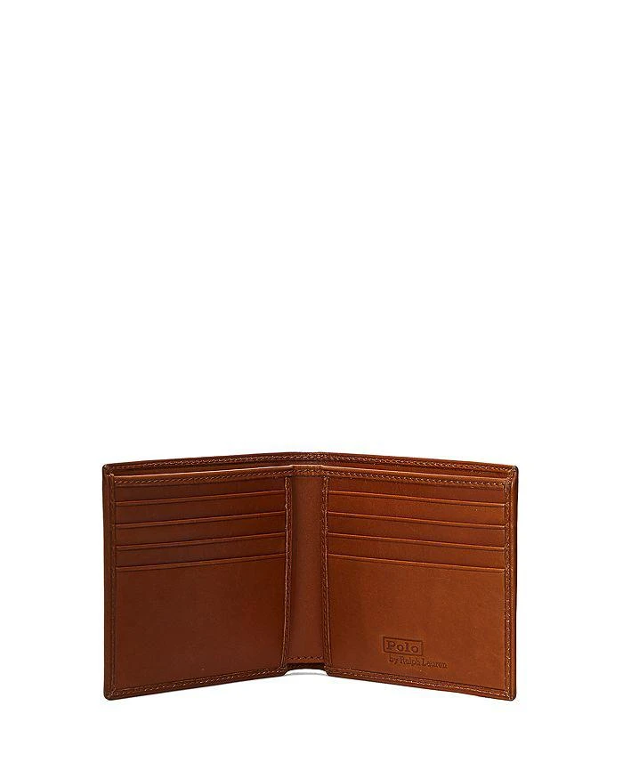 商品Ralph Lauren|Leather Polo Bear Billfold Wallet,价格¥927,第3张图片详细描述