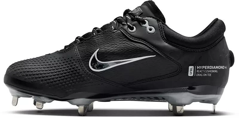 商品NIKE|Nike Women's Hyperdiamond 4 Elite Metal Fastpitch Softball Cleats,价格¥754,第4张图片详细描述